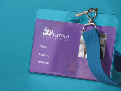 Aurora Veterinary Labs, staff I.D detail