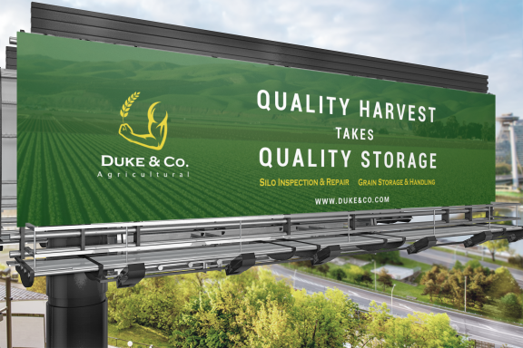 Duke & Co. angled Billboard 