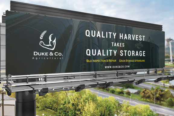 Duke & Co. angled Billboard