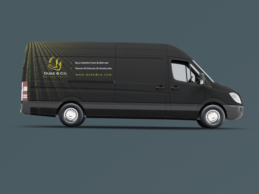 Duke & Co. logo transit van 
