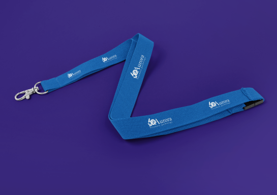 Aurora Veterinary Labs, staff lanyard tag